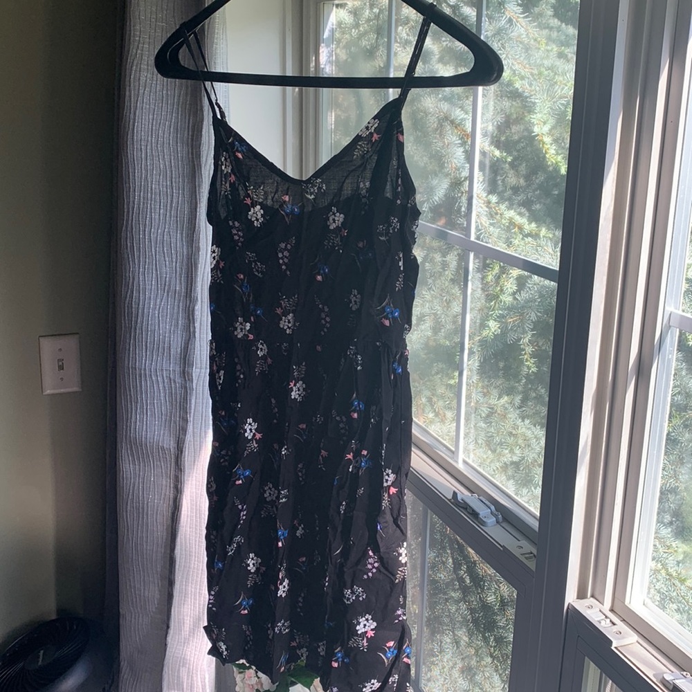 Black mini dress